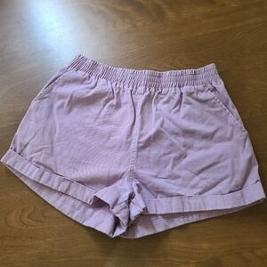 Womens purple shorts